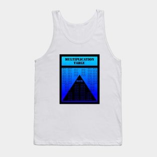 MULTIPLICATION TABLE, MATH, BLUE. SAMER BRASIL Tank Top